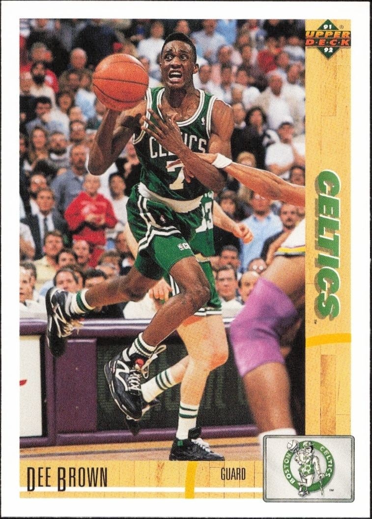1991-92 Upper-Deck Dee Brown #143 trading card