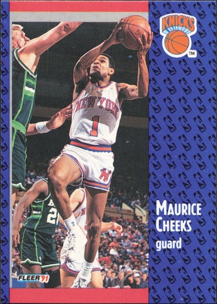 1991-92 Fleer Maurice Cheeks #135 trading card