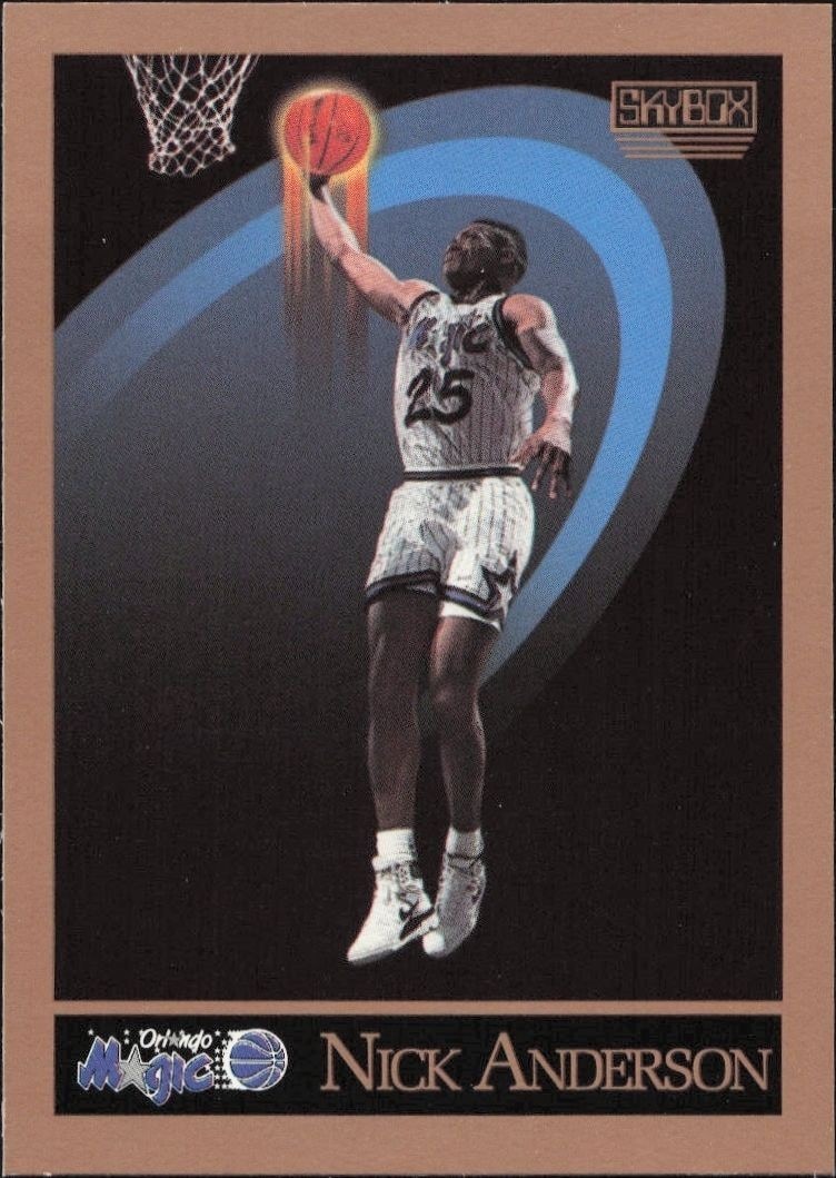 1990-91 Skybox Nick Anderson #199 trading card