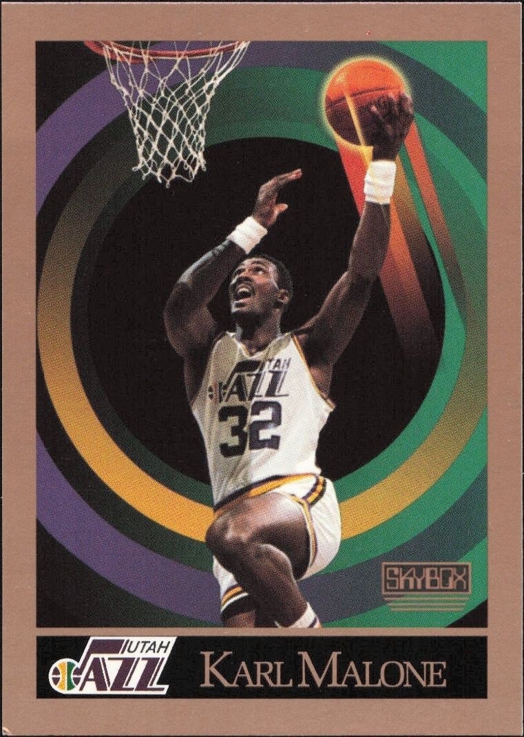 1990-91 Skybox Karl Malone #282 trading card