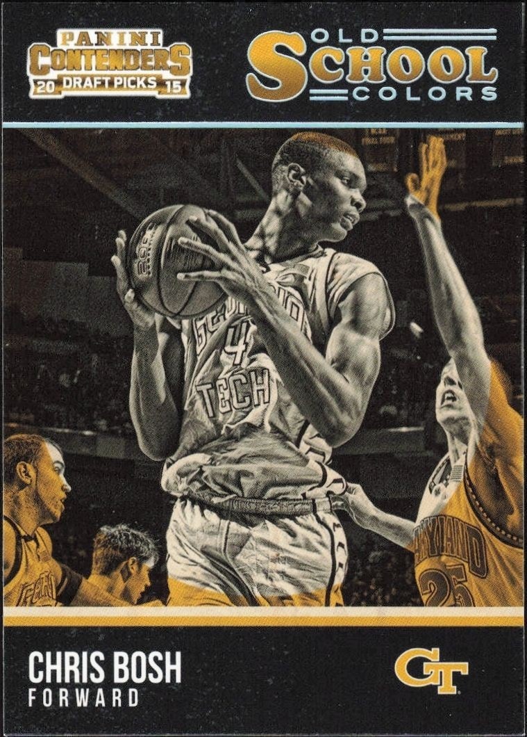 2015-16 Panini Contenders Draft Picks Chris Bosh #35 trading card