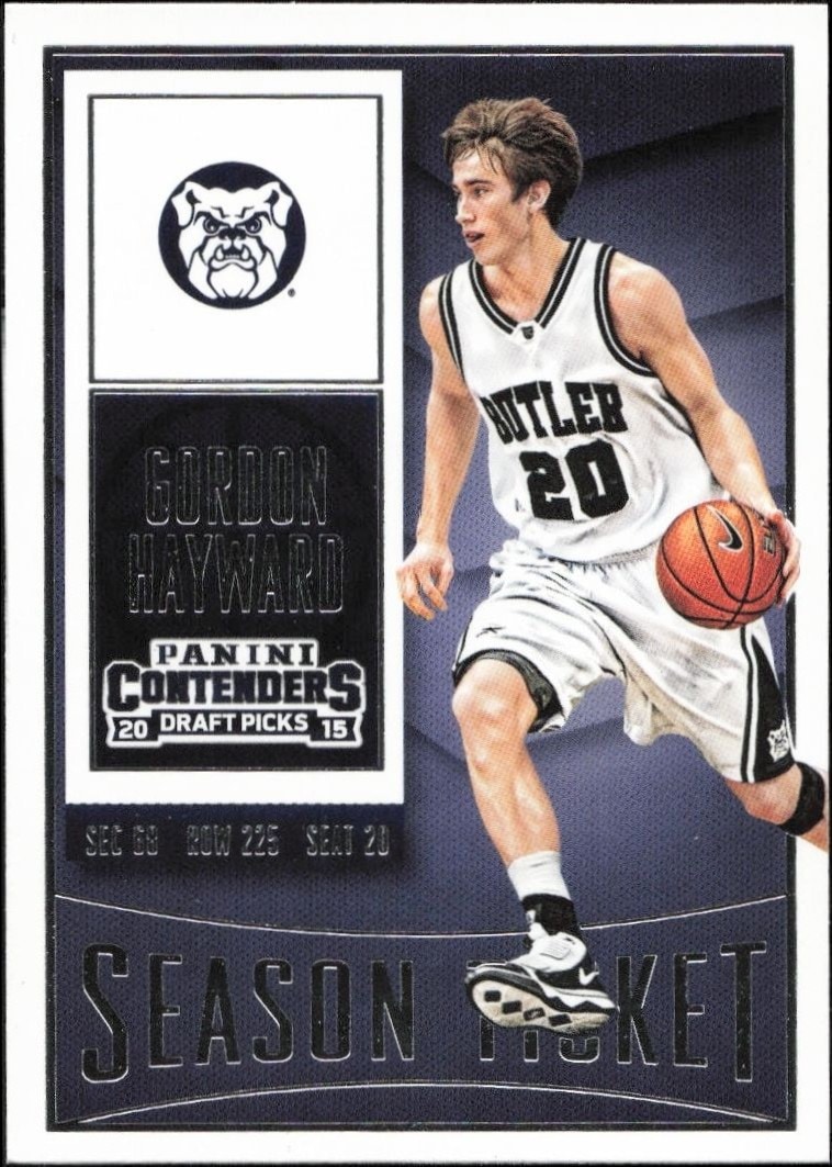 2015-16 Panini Contenders Draft Picks Gordon Hayward #36 trading card