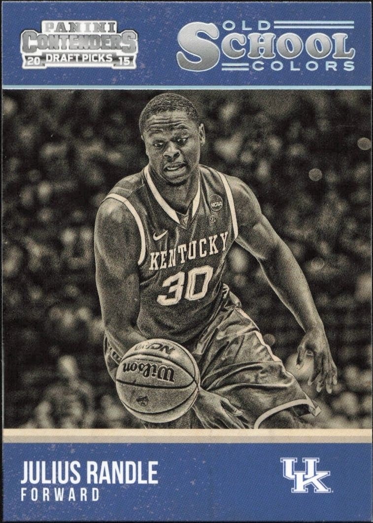 2015-16 Panini Contenders Draft Picks Julius Randle #16 trading card