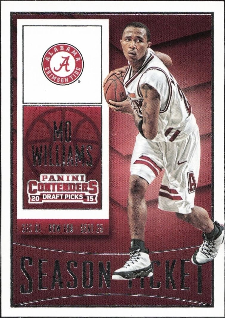 2015-16 Panini Contenders Draft Picks Mo Williams #74 trading card