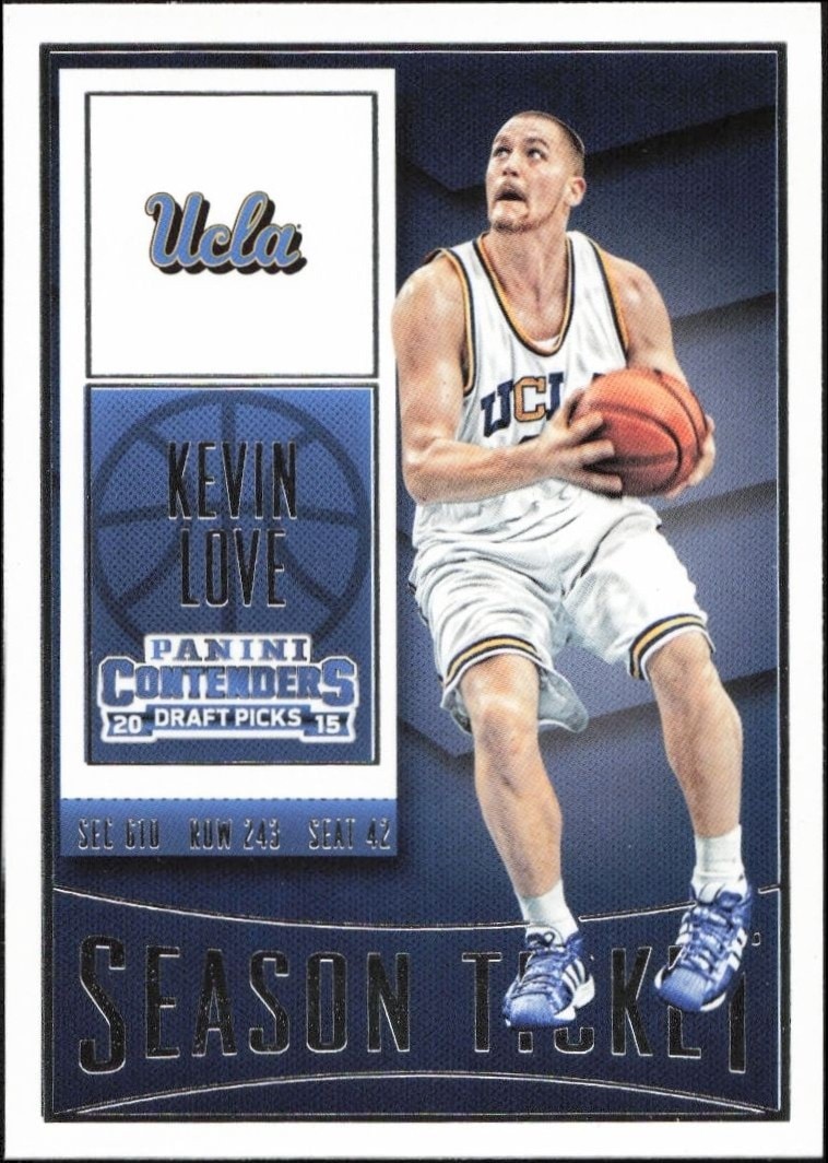 2015-16 Panini Contenders Draft Picks Kevin Love #58 trading card