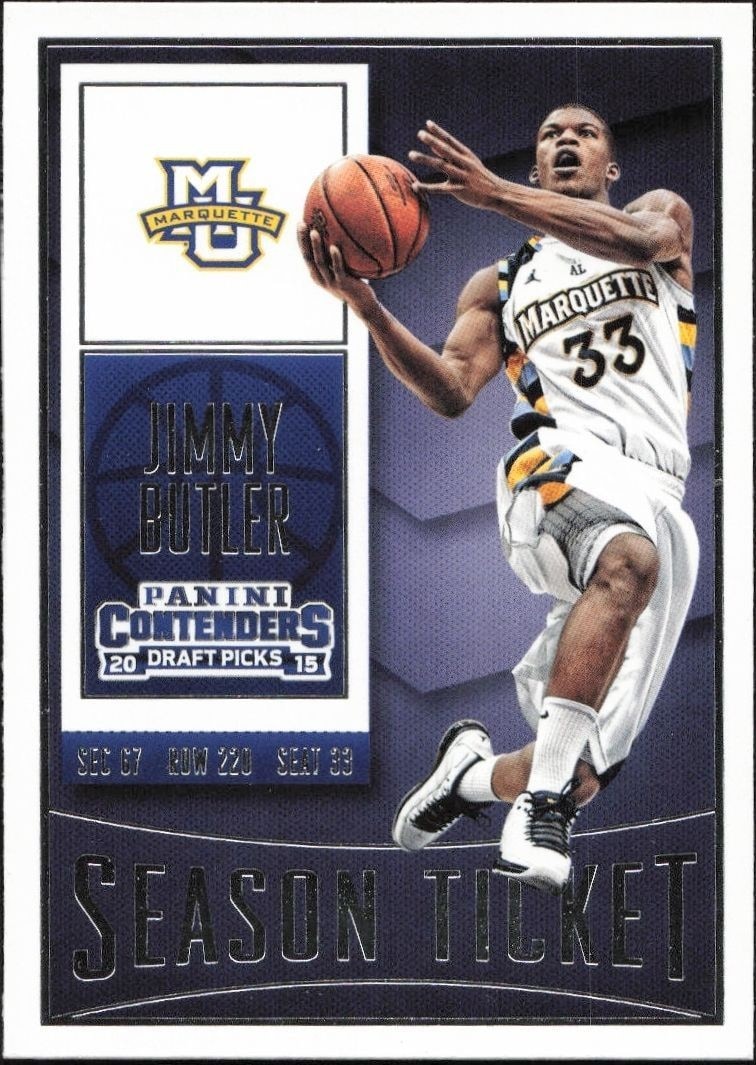 2015-16 Panini Contenders Draft Picks Jimmy Butler #45 trading card