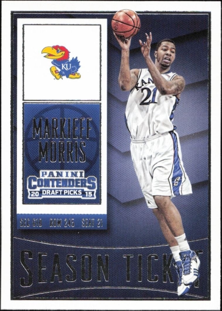 2015-16 Panini Contenders Draft Picks Markieff Morris #67 trading card