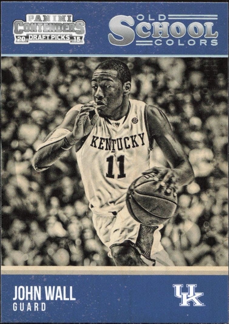 2015-16 Panini Contenders Draft Picks John Wall #15 trading card