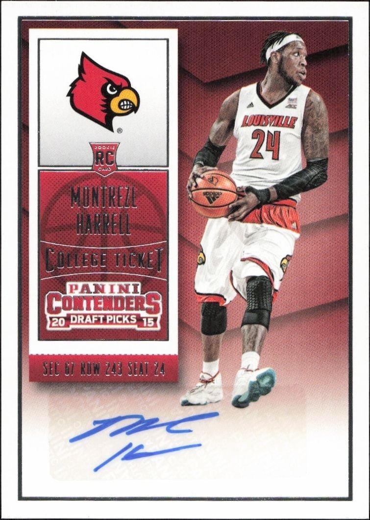 2015-16 Panini Contenders Draft Picks Montrezl Harrell #130 trading card