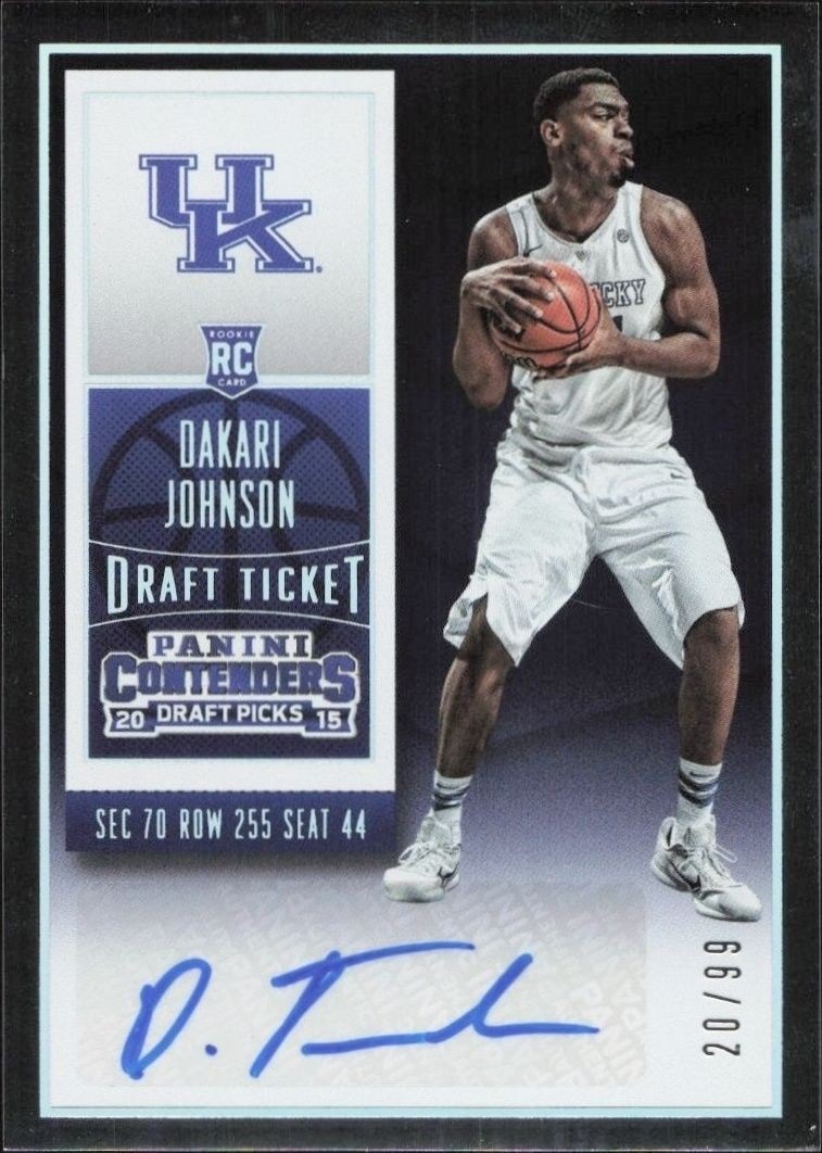 2015-16 Panini Contenders Draft Picks Dakari Johnson #113 trading card
