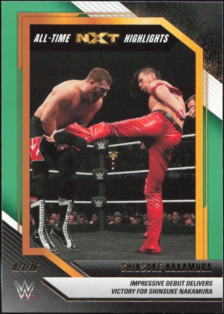 2022 Panini WWE NXT Shinsuke Nakamura #20 trading card