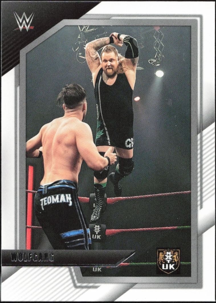 2022 Panini WWE NXT UK Wolfgang #12 trading card