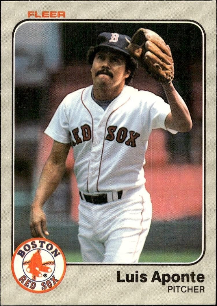 1983 Fleer Luis Aponte #178 trading card
