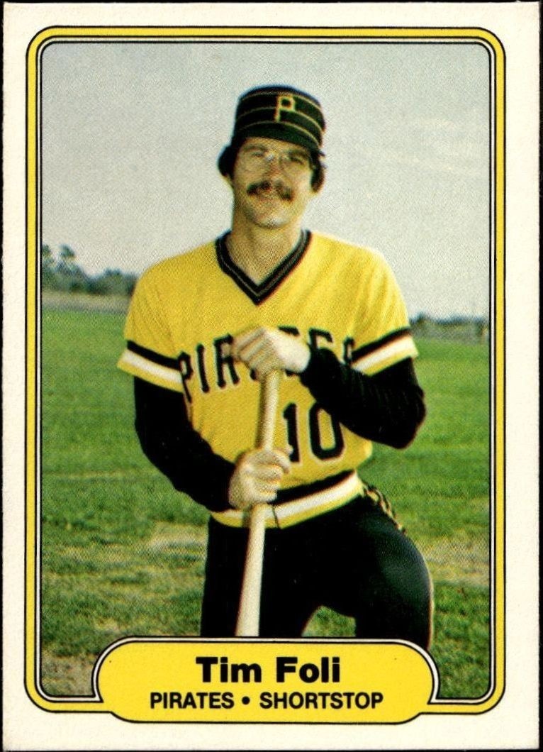 1982 Fleer Tim Foli #482 trading card