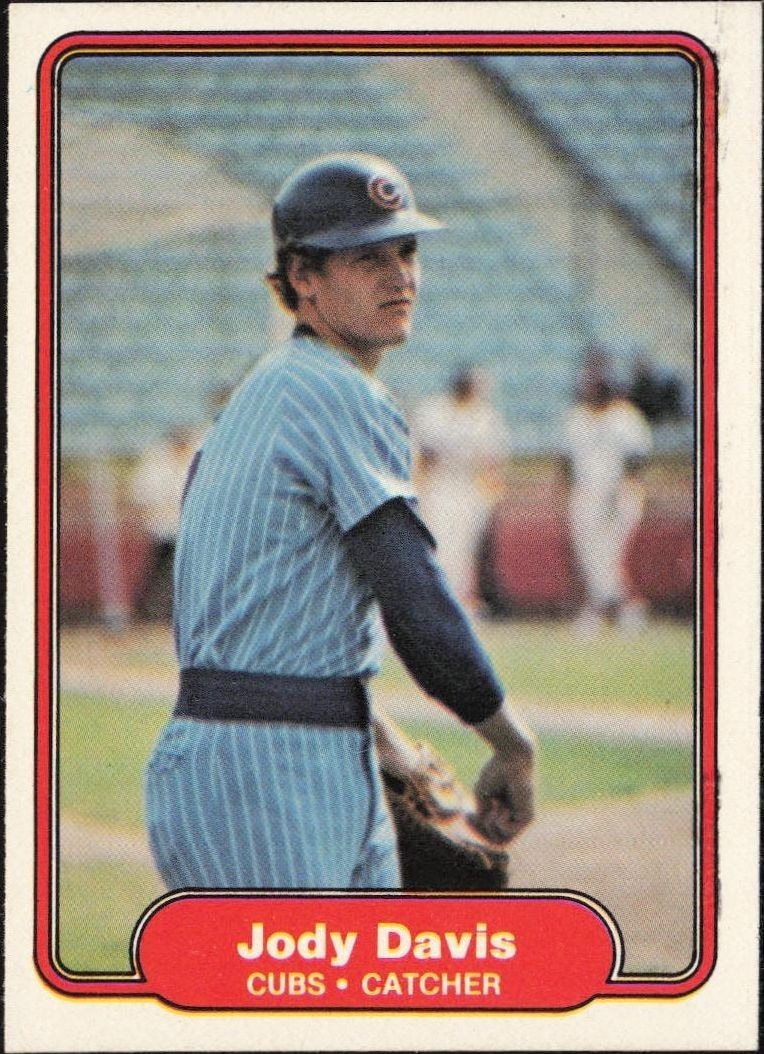 1982 Fleer Jody Davis #592 trading card