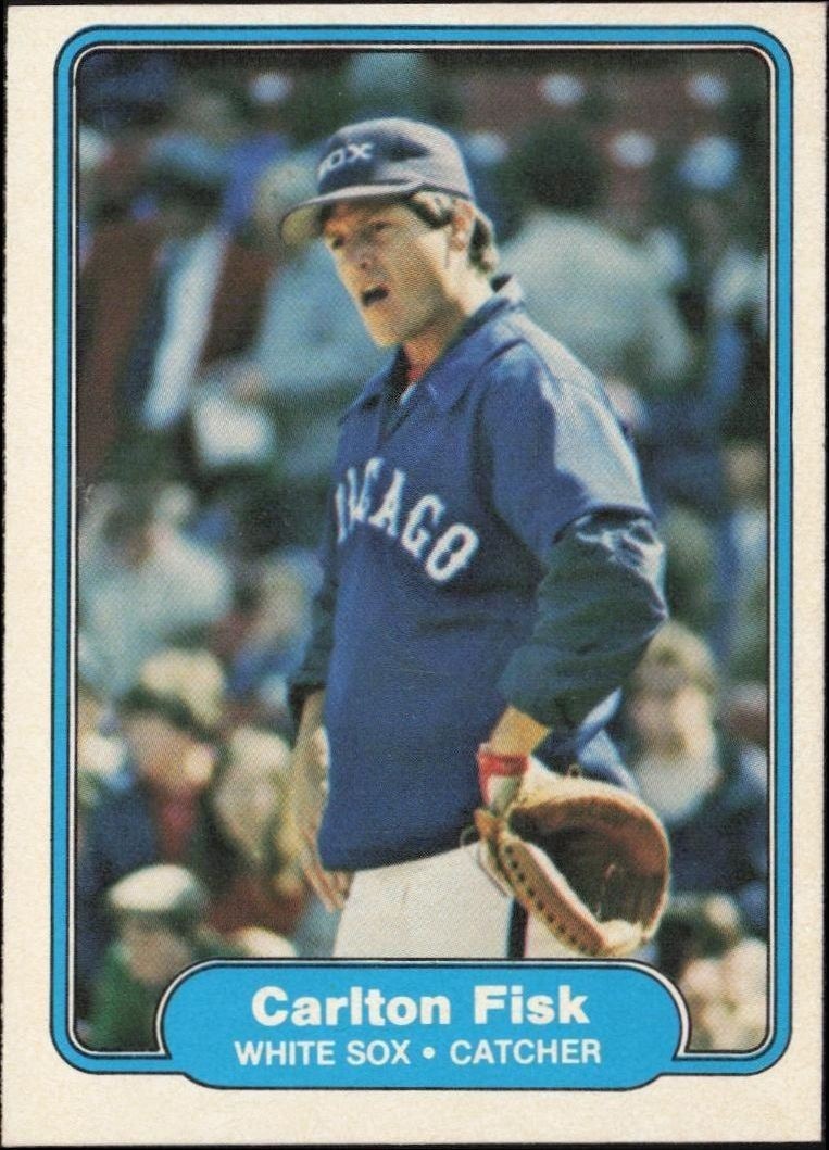 1982 Fleer Carlton Fisk #343 trading card