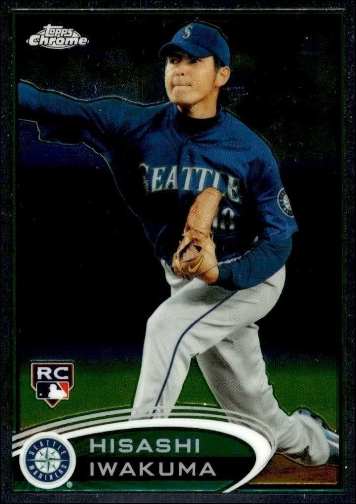 2012 Topps Chrome Hisashi Iwakuma #186 trading card