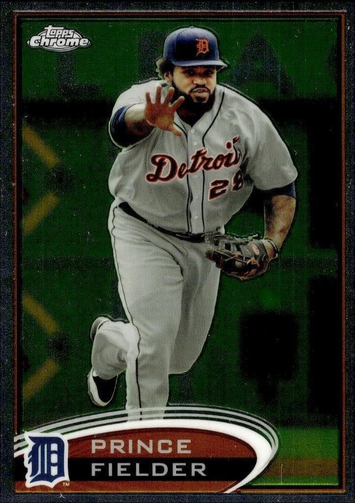 2012 Topps Chrome Prince Fielder #26 trading card