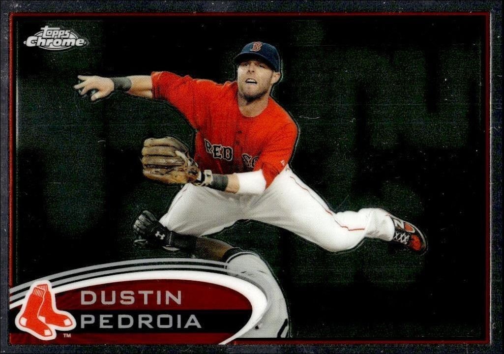 2012 Topps Chrome Dustin Pedroia #21 trading card
