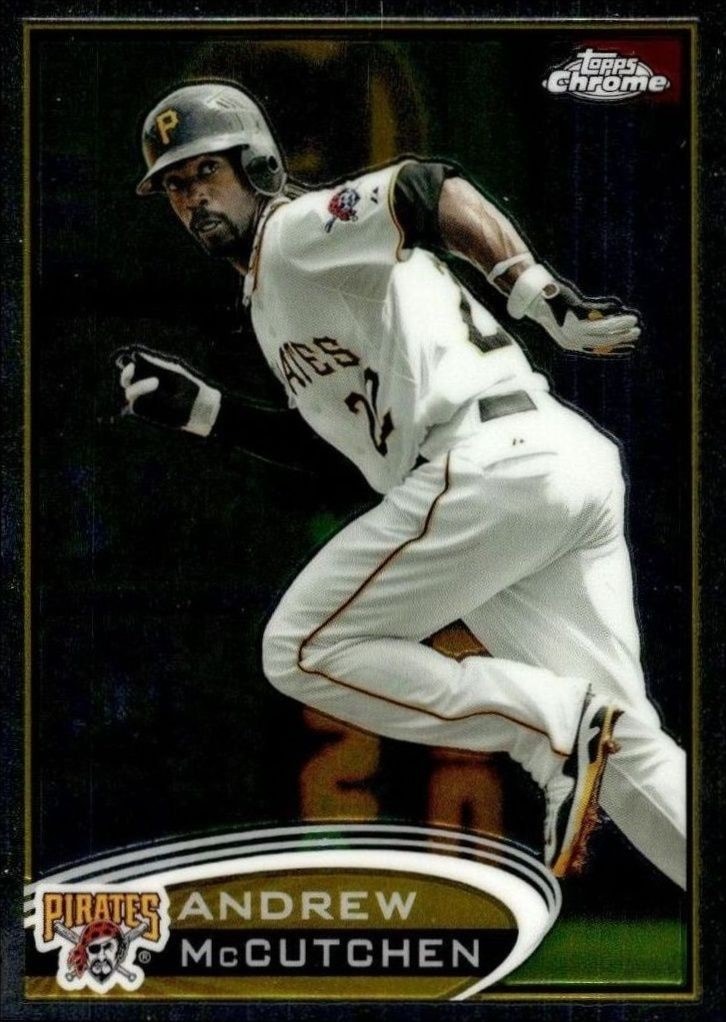 2012 Topps Chrome Andrew McCutchen #38 trading card