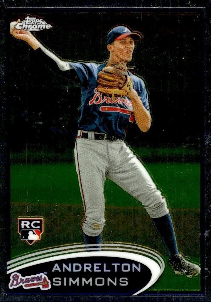 2012 Topps Chrome Andrelton Simmons #182 trading card
