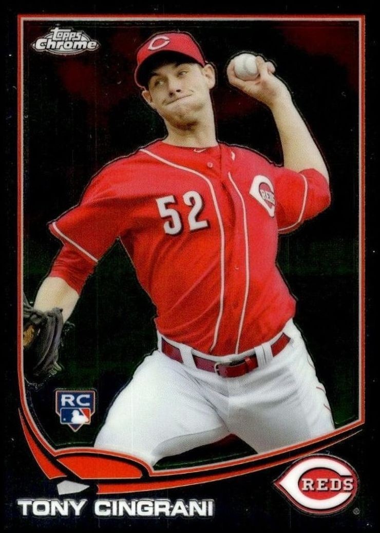 2013 Topps Chrome Tony Cingrani #171 trading card