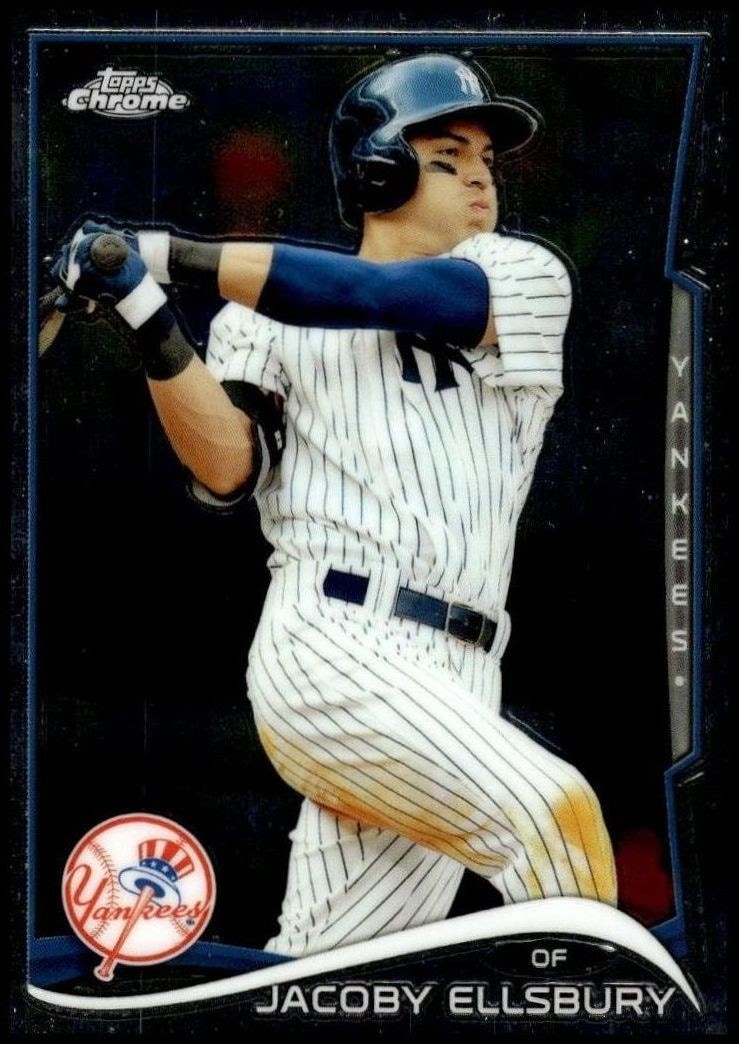 2014 Topps Chrome Jacoby Ellsbury #119 baseball trading card front