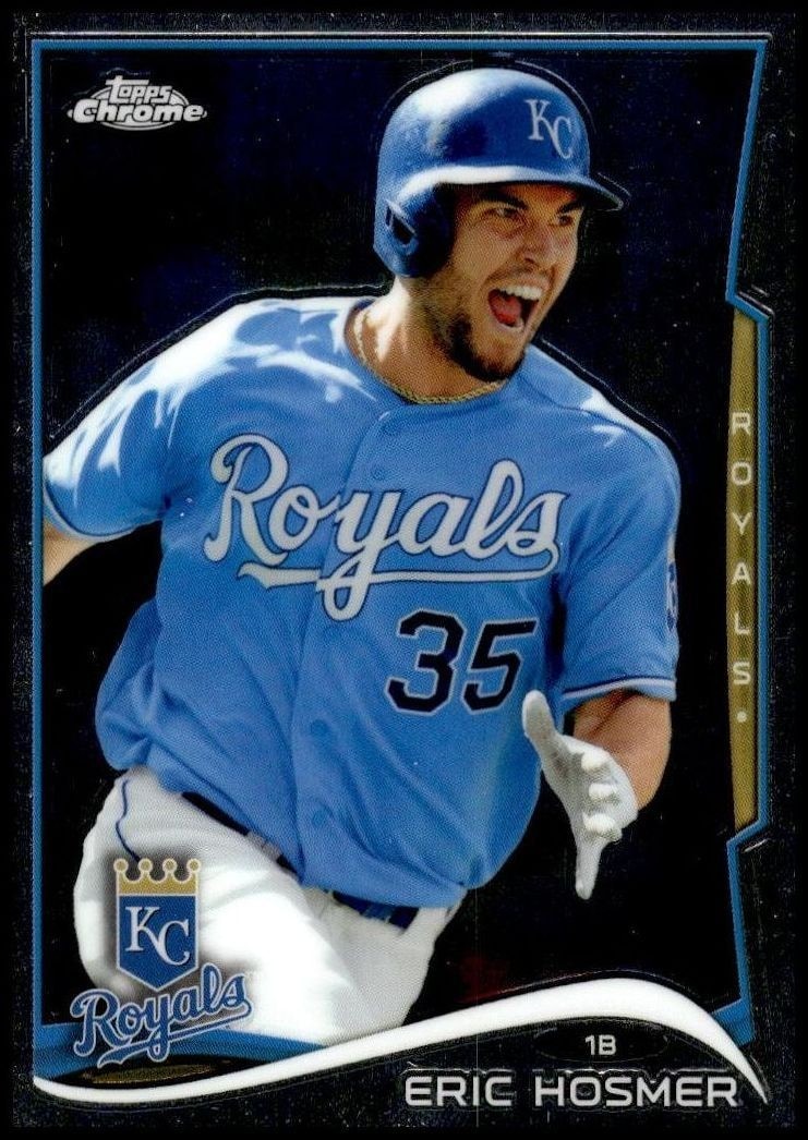 2014 Topps Chrome Eric Hosmer #159 trading card