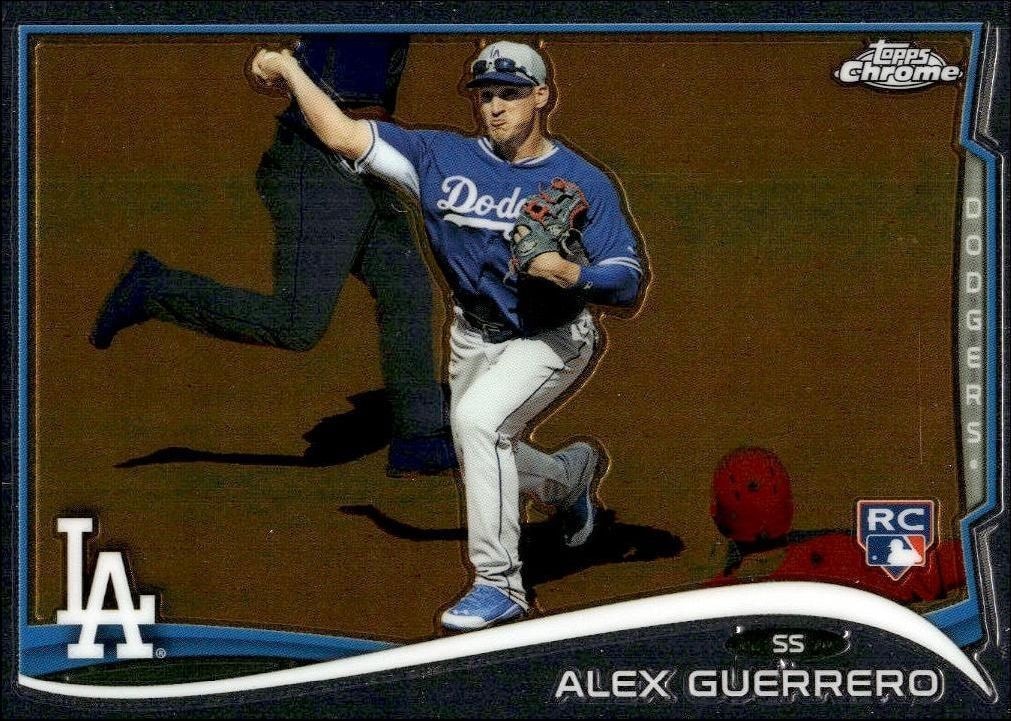 2014 Topps Chrome Alex Guerrero #14 trading card