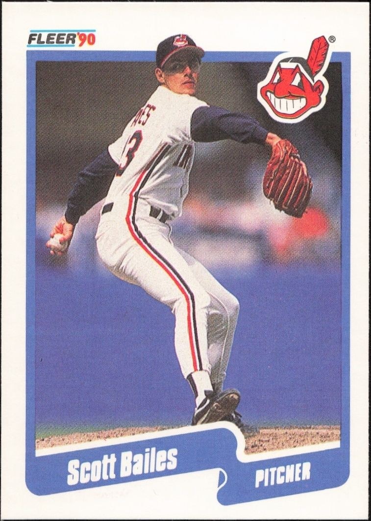 1990 Fleer Scott Bailes #484 trading card