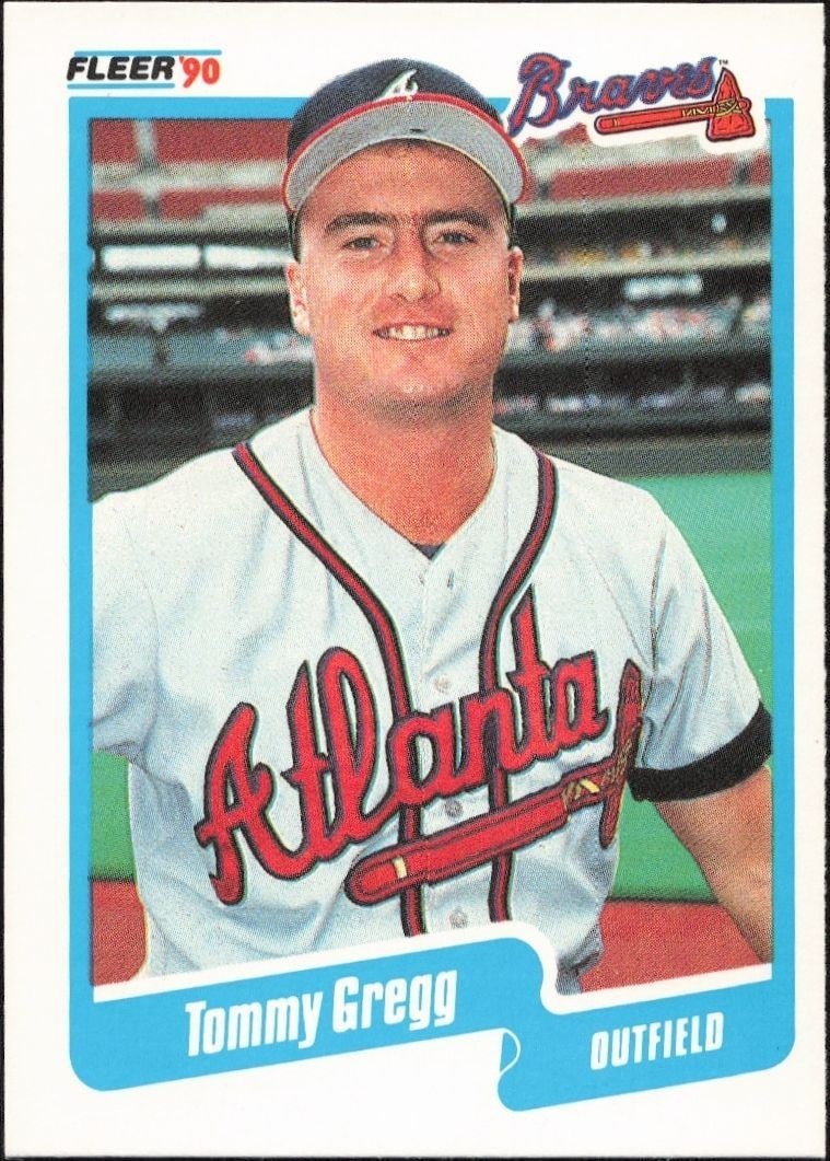 1990 Fleer Tommy Gregg #585 trading card