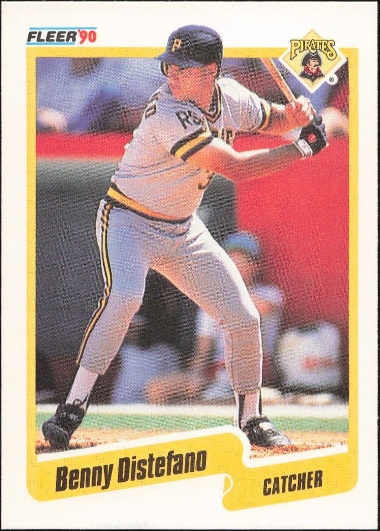 1990 Fleer Benny Distefano #464 trading card