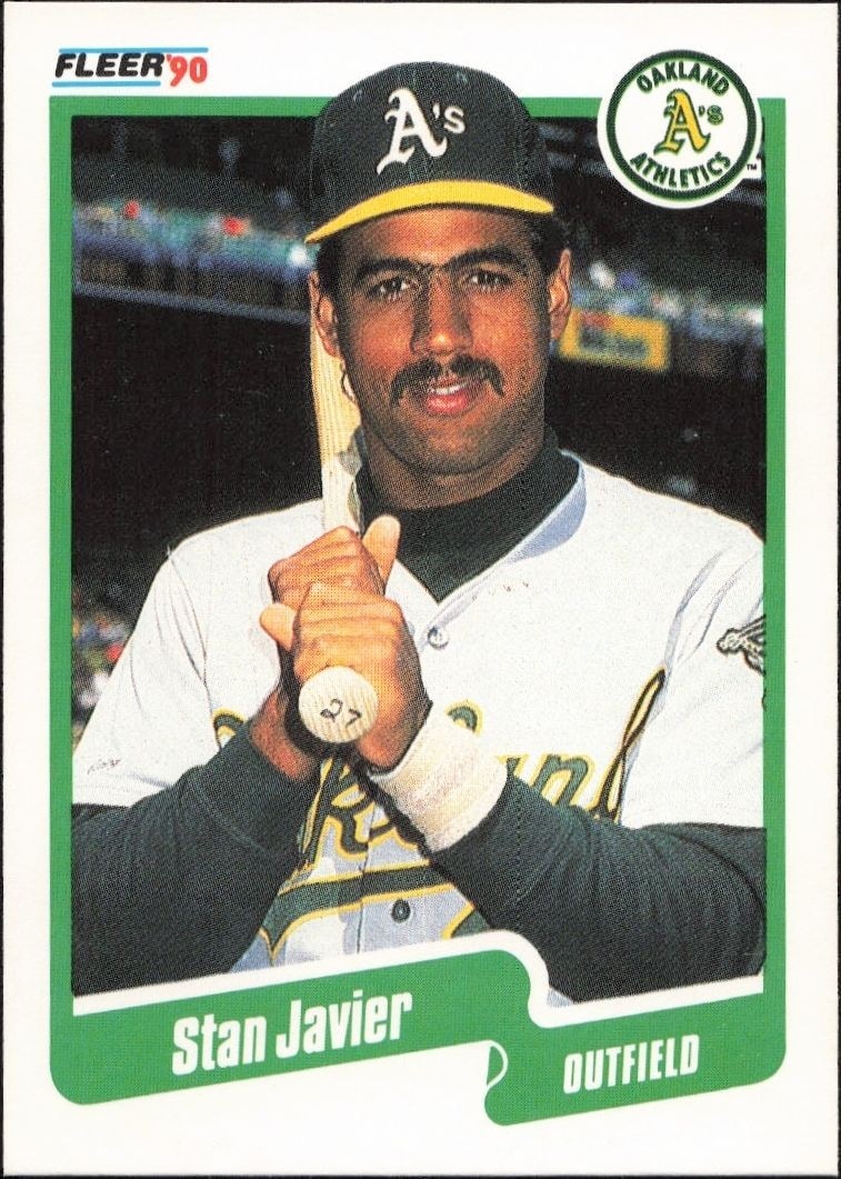 1990 Fleer Stan Javier #12 trading card