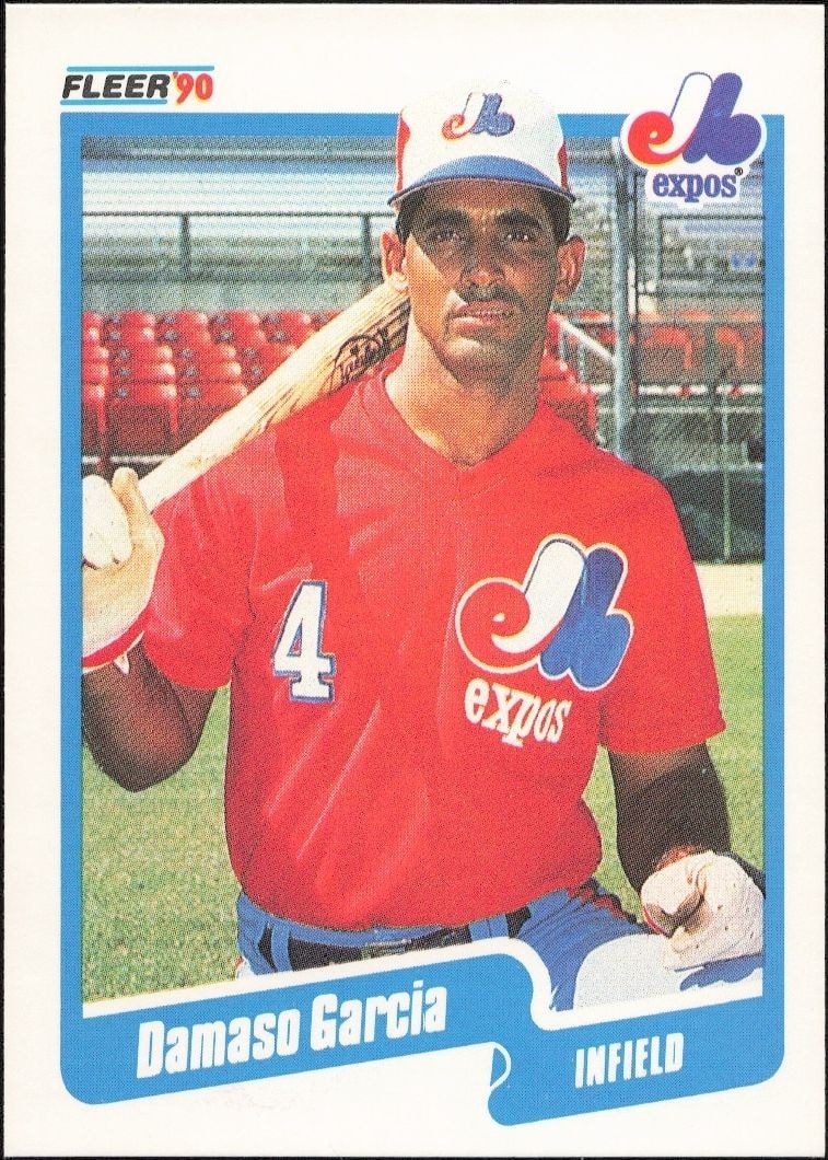1990 Fleer Damaso Garcia #346 trading card