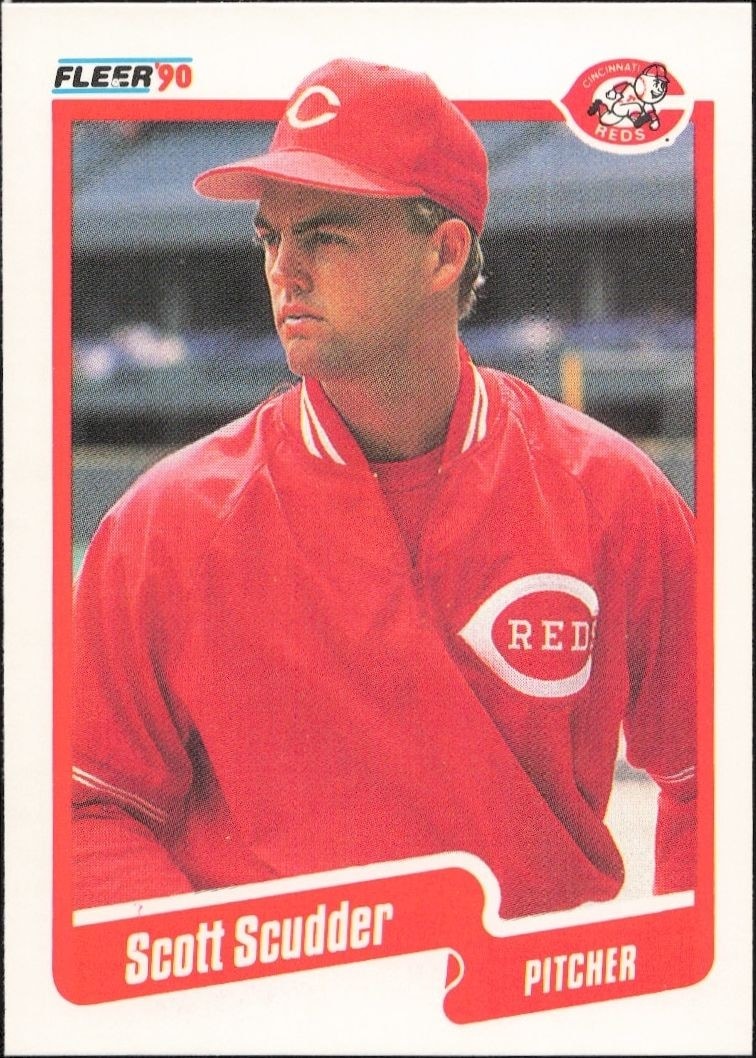 1990 Fleer Scott Scudder #434 trading card