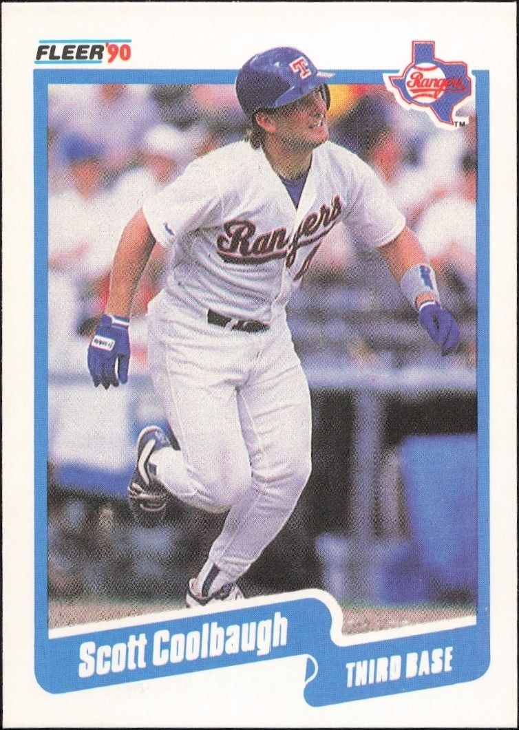 1990 Fleer Scott Coolbaugh #293 trading card