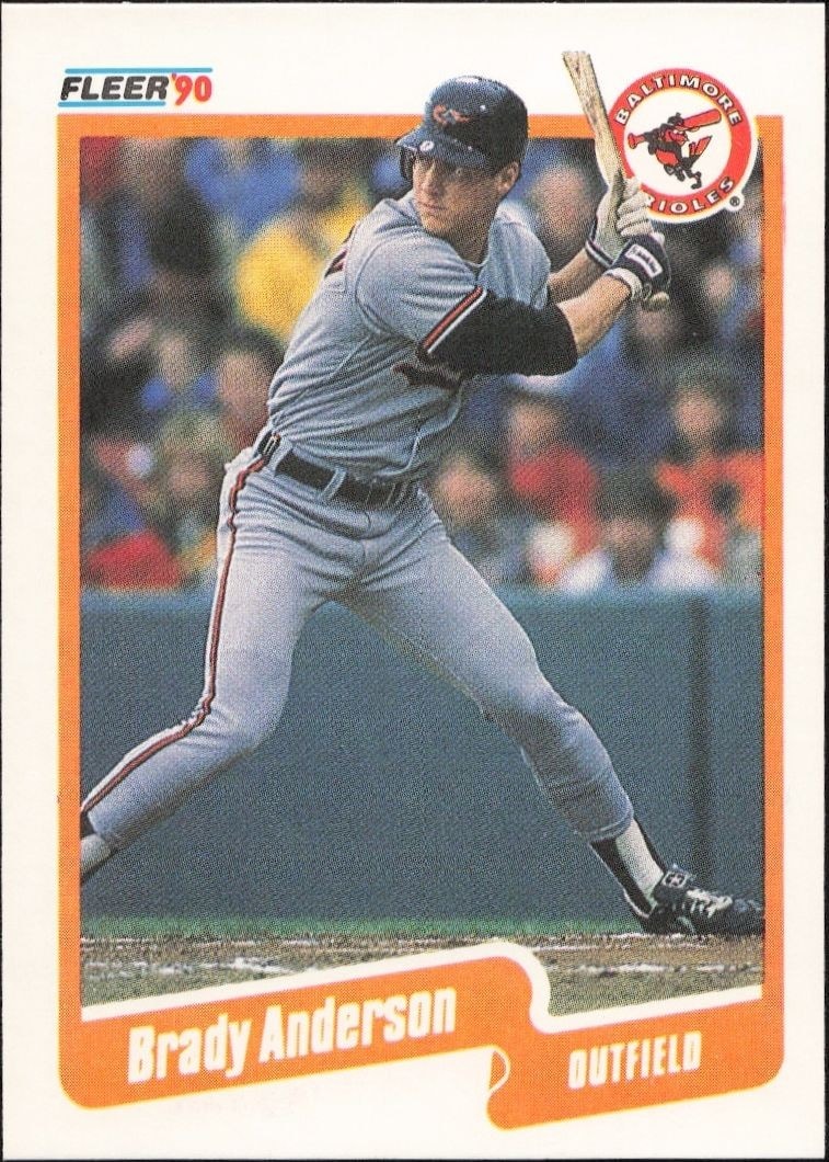 1990 Fleer Brady Anderson #172 trading card