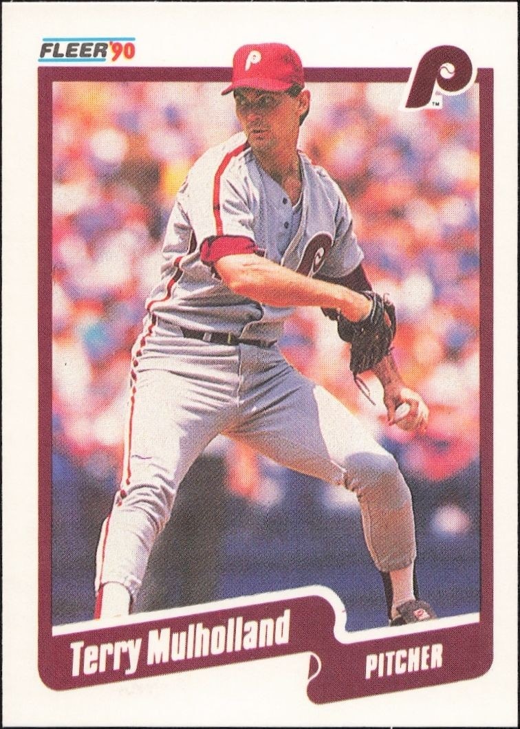 1990 Fleer Terry Mulholland #568 trading card