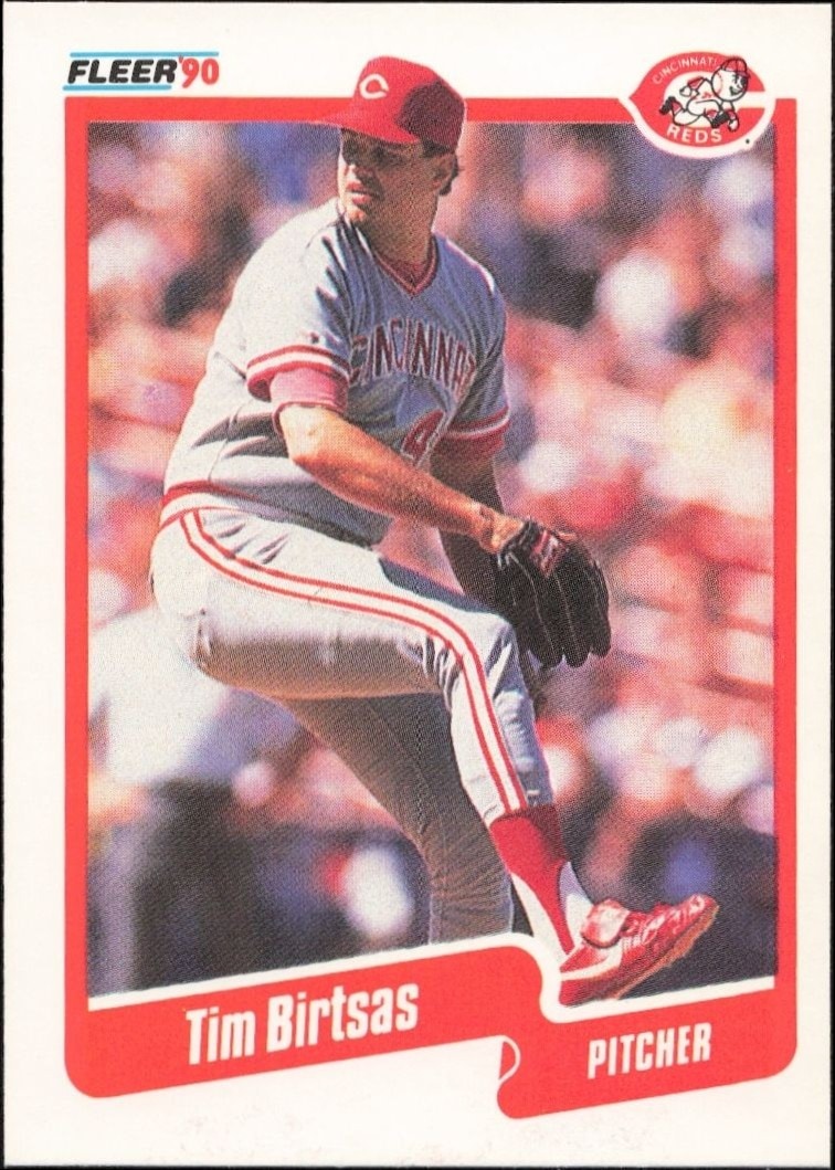 1990 Fleer Tim Birtsas #414 trading card