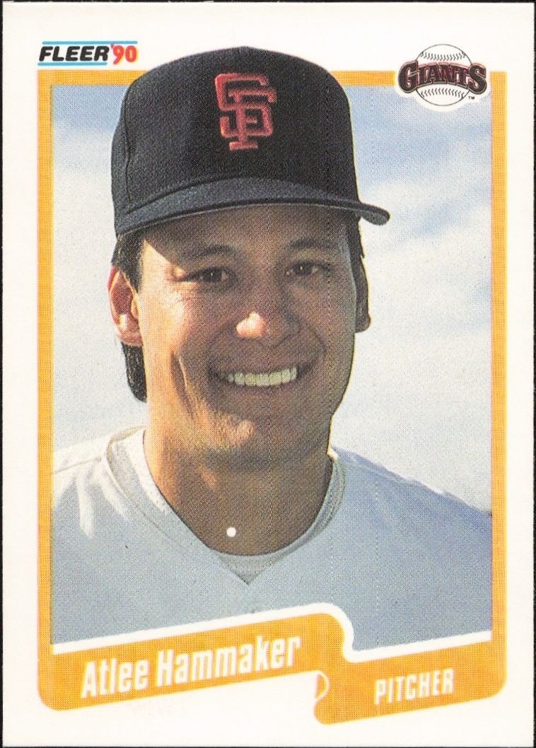 1990 Fleer Atlee Hammaker #57 trading card