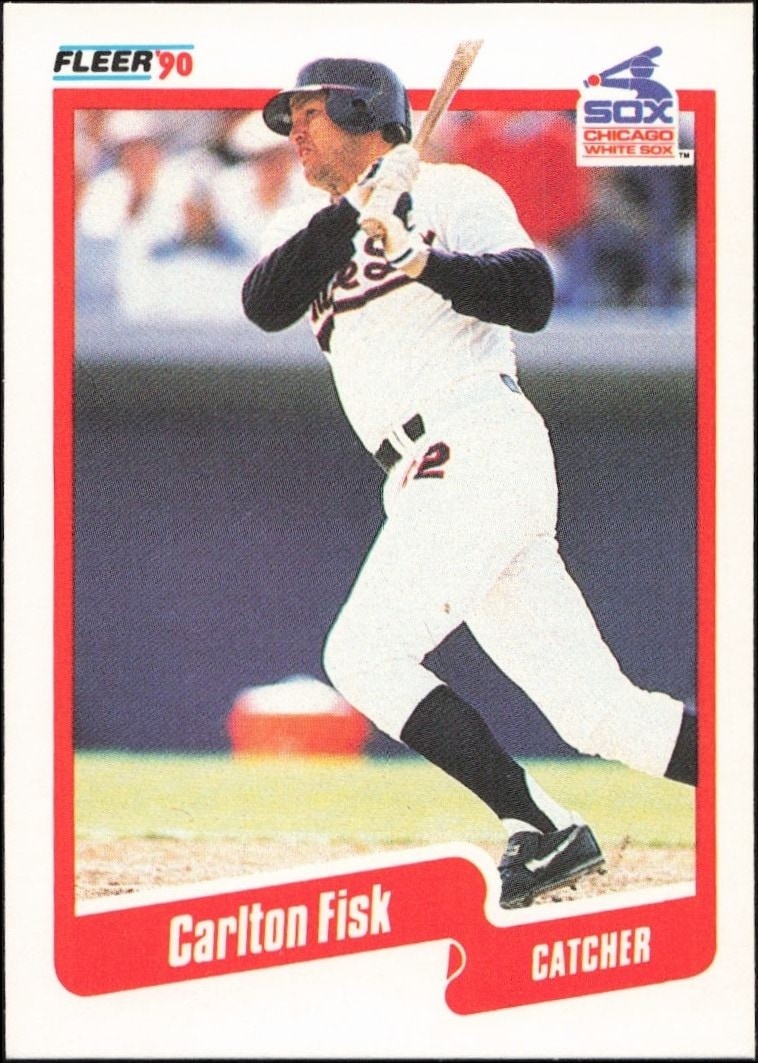 1990 Fleer Carlton Fisk #530 trading card