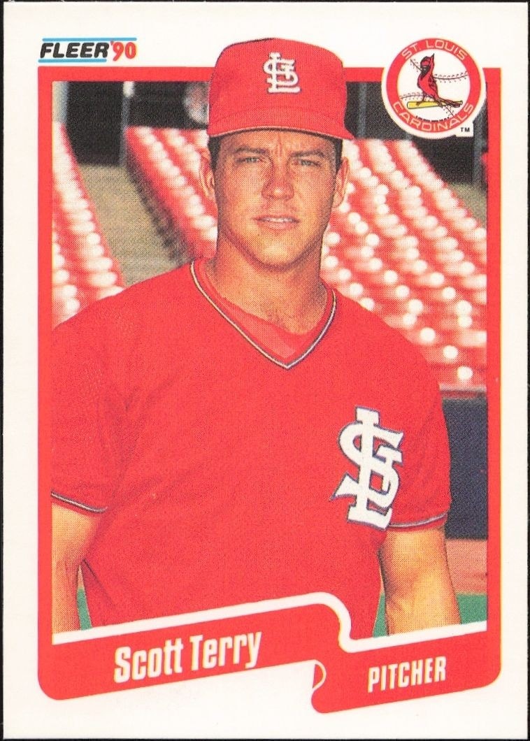 1990 Fleer Scott Terry #261 trading card