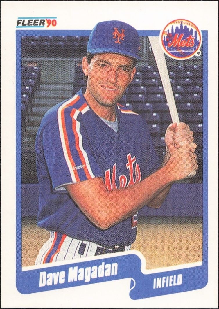 1990 Fleer Dave Magadan #210 trading card