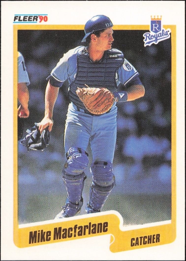 1990 Fleer Mike Macfarlane #114 trading card