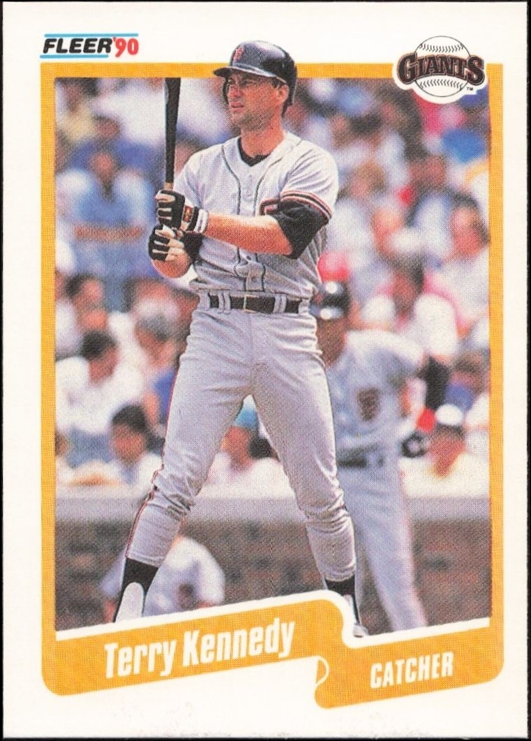 1990 Fleer Terry Kennedy #58 trading card