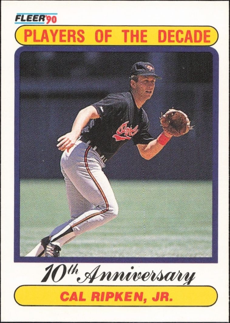 1990 Fleer Cal Ripken Jr. #624 trading card