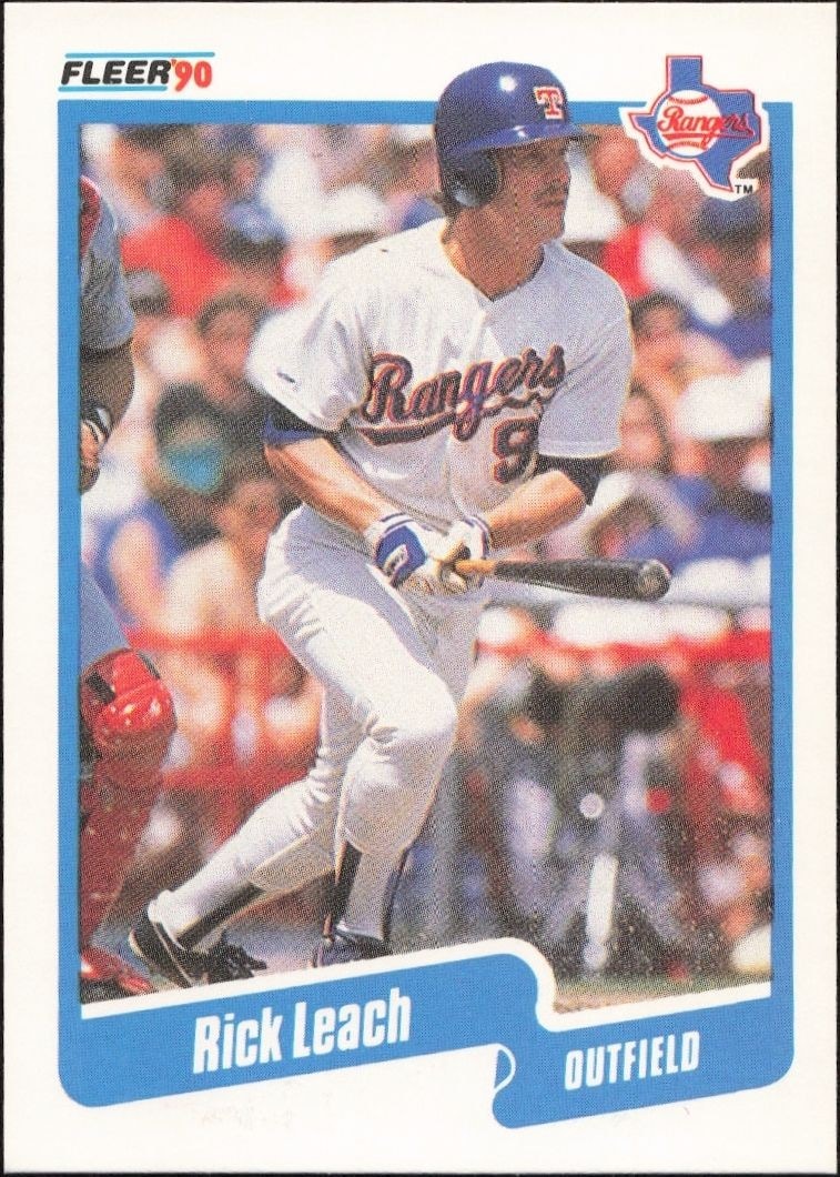 1990 Fleer Rick Leach #305 trading card