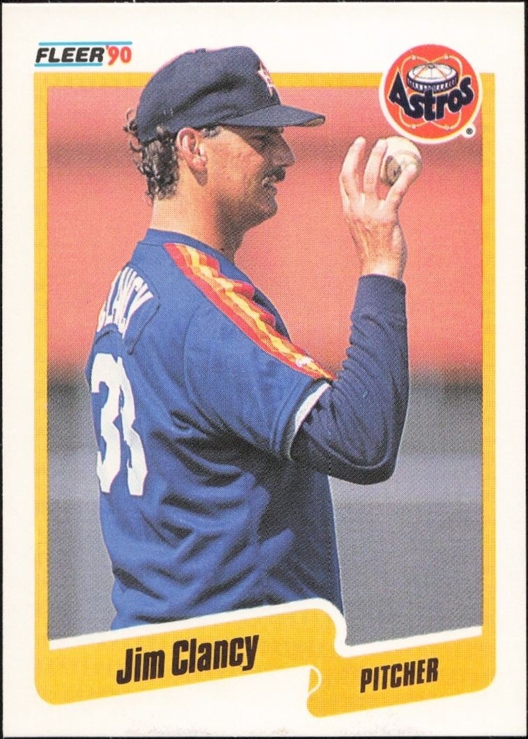 1990 Fleer Jim Clancy #226 trading card