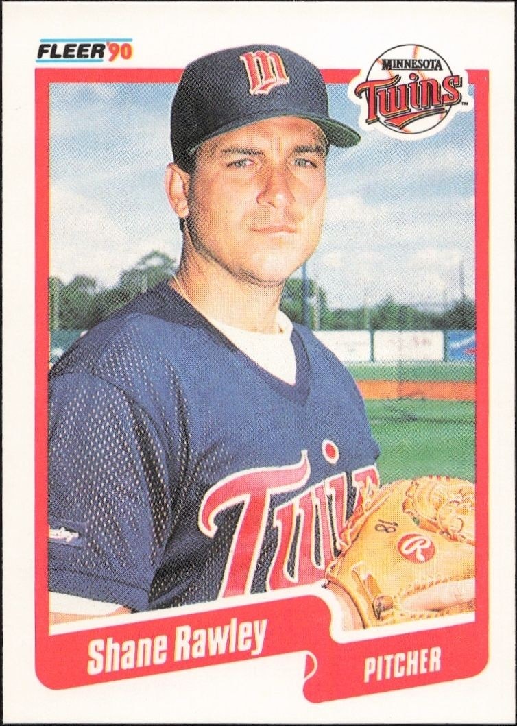 1990 Fleer Shane Rawley #384 trading card