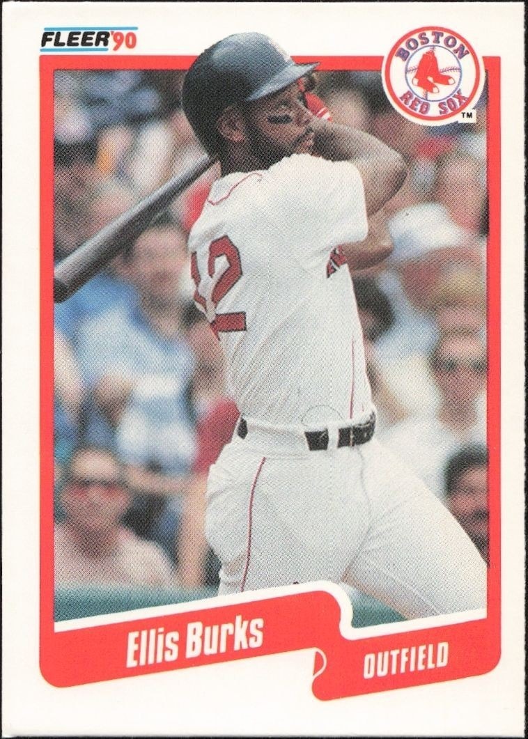 1990 Fleer Ellis Burks #269 trading card